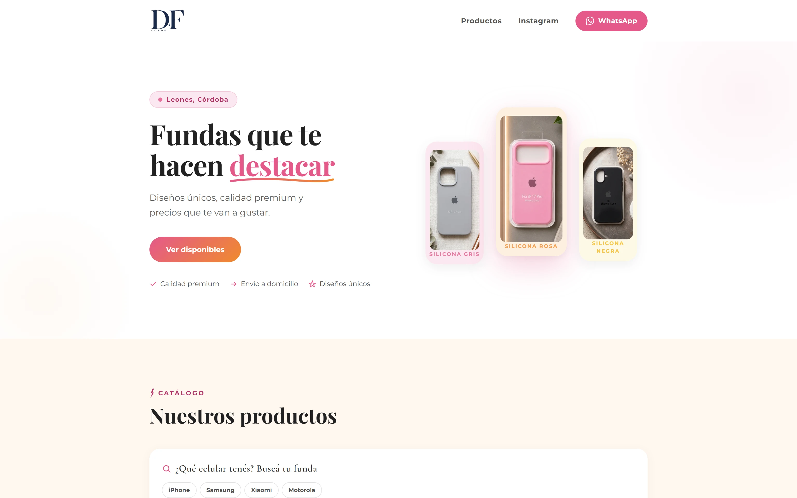 Sistema desarrollado para DF Cases