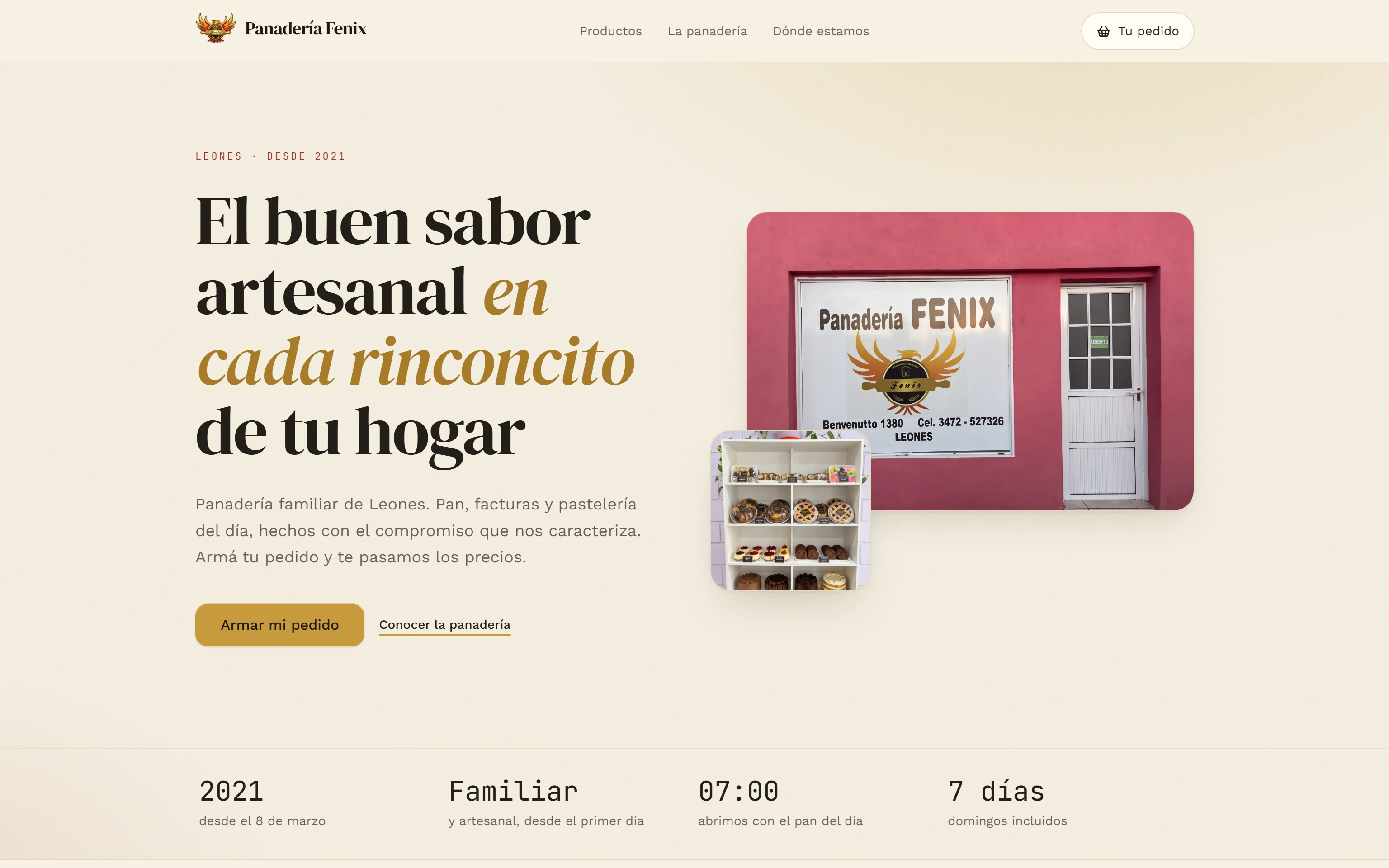 Sistema desarrollado para Panadería Fenix